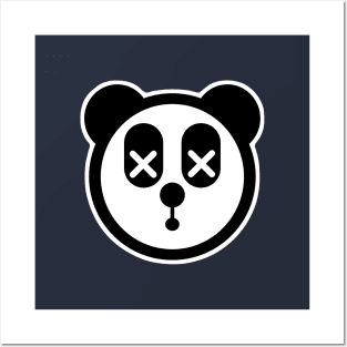 Dead-tired Panda Sticker Posters and Art